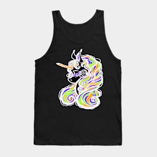 Halloween Night Unicorn Tank Top